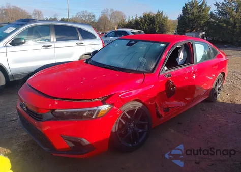 2022 Honda Civic Sport из США, поврежденный, VIN 2HGFE2F56NH534375